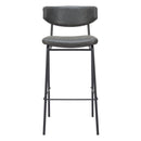  Zuo Charon 110261 Barstool - Vintage Black IMAGE 3