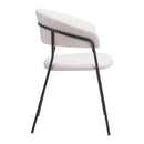  Zuo Josephine 109669 Dining Chair - Cream IMAGE 2