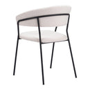  Zuo Josephine 109669 Dining Chair - Cream IMAGE 5