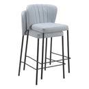  Zuo Linz 109781 Counter Stool - Grey IMAGE 7