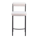  Zuo Livorno 109811 Counter Stool - Ivory IMAGE 3