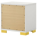  Coaster Furniture Marceline 222932 2-Drawer Nightstand - White IMAGE 10