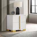  Coaster Furniture Marceline 222932 2-Drawer Nightstand - White IMAGE 2