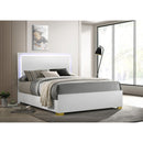  Size_Full -- Marceline 222931F Wood Full LED Panel Bed - White IMAGE 2