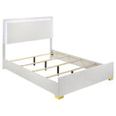  Size_Full -- Marceline 222931F Wood Full LED Panel Bed - White IMAGE 4