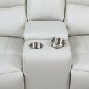  Coaster Furniture Greenfield 610262P Upholstered Power Reclining Loveseat - Dove Grey IMAGE 10