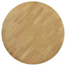  Coaster Furniture Elowen 108440 Round 42-inch Solid Wood Dining Table - Light Walnut IMAGE 4