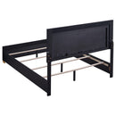  Size_Full -- Marceline 222831F Wood Full LED Panel Bed - Black IMAGE 3