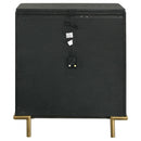  Coaster Furniture Arini 224332 3-Drawer Nightstand - Black IMAGE 7