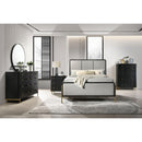  Coaster Furniture Arini 224334 Dresser Mirror - Black IMAGE 4
