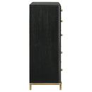  Coaster Furniture Arini 224335 5-Drawer Bedroom Chest - Black IMAGE 9