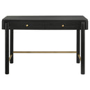  Coaster Furniture Arini 224337 2-Drawer Vanity Desk Makeup Table - Black IMAGE 4