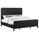  Size_King -- Brookmead 224711KE Wood Eastern King Panel Bed - Black IMAGE 4