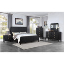  Size_King -- Brookmead 224711KE Wood Eastern King Panel Bed - Black IMAGE 5