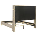  Size_King -- Lucia 224731KE 61-inch Upholstered Eastern King Wingback Bed - Beige IMAGE 3