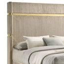 Size_Queen -- Coaster Furniture Lucia Upholstered Panel Bed IMAGE 6
