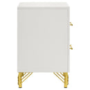  Coaster Furniture Lucia 224732 2-Drawer Nightstand Bedside Table - White IMAGE 9