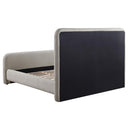  Size_King -- Coaster Furniture Wren Upholstered Panel Bed IMAGE 4