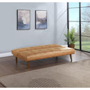  Coaster Furniture Jenson 360234 Upholstered Tufted Convertible Sofa Bed - Saddle Brown IMAGE 3