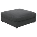  Coaster Furniture Serene 551324-SETB 4 pc Upholstered Modular Sectional - Charcoal IMAGE 9