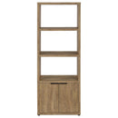  Coaster Furniture Tabby 701703 3-shelf Engineered Wood Media Tower - Mango IMAGE 4