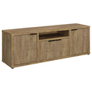  Coaster Furniture Tabby 701702-SET 3-Piece Entertainment Center With 60" TV Stand - Mango IMAGE 2