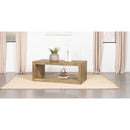  Coaster Furniture Benton 704838 Rectangular Solid Wood Coffee Table - Natural IMAGE 2