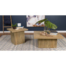  Coaster Furniture Devar 708068 Square Engineered Wood Coffee Table - Mango Brown IMAGE 4