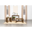  Coaster Furniture Odilia 708419 Rectangular Solid Wood Entryway Console Table - Auburn IMAGE 6