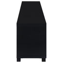  Coaster Furniture Jupiter 736303 4-door Engineered Wood 79-inch TV Stand - Black IMAGE 6
