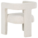  Coaster Furniture Petra 902881 Boucle Upholstered Accent Side Chair - White IMAGE 6