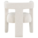  Coaster Furniture Petra 902881 Boucle Upholstered Accent Side Chair - White IMAGE 7