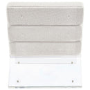  Coaster Furniture Serreta 903161 Boucle Upholstered Armless Acrylic Chair - Ivory IMAGE 7