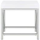  Coaster Furniture Eliza 936164 Vanity Set with Lighting & Stool - White and Chrome IMAGE 19
