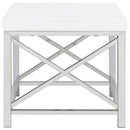  Coaster Furniture Eliza 936164 Vanity Set with Lighting & Stool - White and Chrome IMAGE 20
