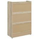  Coaster Furniture Denia 950404 3-tier Engineered Wood Shoe Cabinet - Grey IMAGE 8