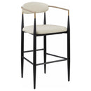  Coaster Furniture Tina 121187 Fabric Upholstered Bar Chair - Beige IMAGE 1