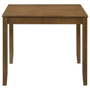  Coaster Furniture Parkwood 150400 5-piece Square Dining Table Set - Honey Brown IMAGE 3