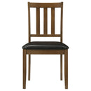  Coaster Furniture Parkwood 150400 5-piece Square Dining Table Set - Honey Brown IMAGE 6