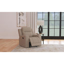 Coaster Furniture Brentwood 610283 Upholstered Recliner Chair - Taupe IMAGE 10