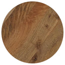  Coaster Furniture Aureo 931155 Round Solid Wood Accent Side Table - Wild Honey IMAGE 4