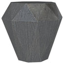  Coaster Furniture Jacinto 931159 Octagonal Solid Mango Wood Side Table - Grey IMAGE 1