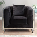  Furniture of America Evadne CM6748BK-CH Chair IMAGE 1