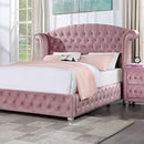  Size_Full -- Furniture of America Zohar Upholstered Platform Bed IMAGE 1