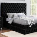  Color_Black  Size_King  -- Stefania CM7227BK-EK King Bed IMAGE 1