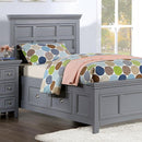  Size_Twin -- Castlile CM7413GY-T Twin Bed IMAGE 1