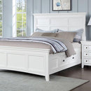 Size_Full -- Castile CM7413WH-F Full Bed IMAGE 1
