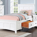  Size_Twin -- Castile CM7413WH-T Twin Bed IMAGE 1
