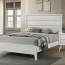  Size_Queen -- Dortmund CM7465WH-Q Queen Bed IMAGE 1
