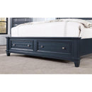  Size_California King -- Furniture of America Manzanillo Panel Bed with Storage IMAGE 4